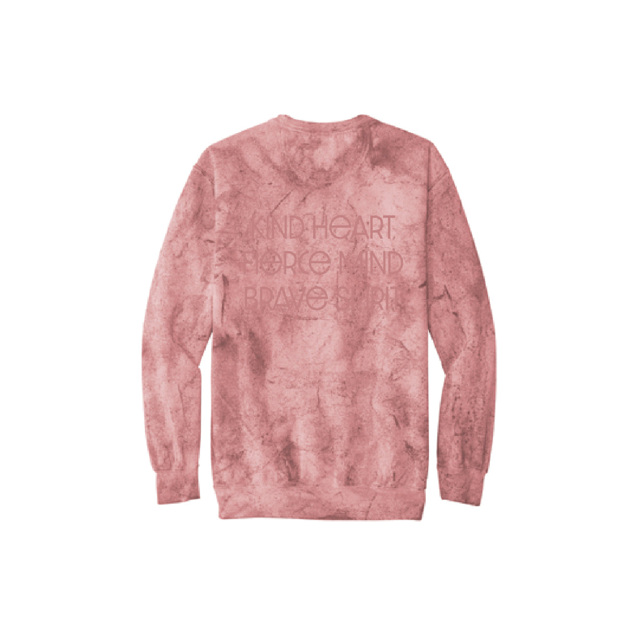 BE `24- Pink Clay Color Blast Crewneck