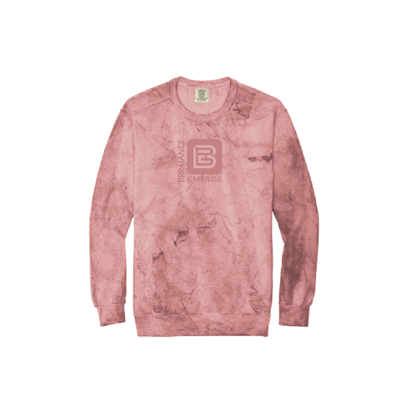 BE `24- Pink Clay Color Blast Crewneck